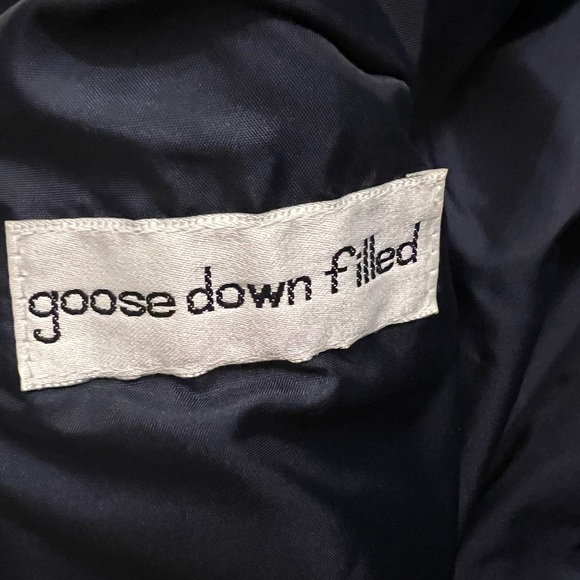 Vintage 80s-90s BOGNER Goose Down Puffer Vest Gilet Navy Blue USA Made Mens L/XL - Picture 6 of 12